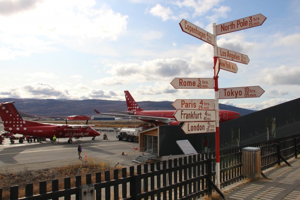 direction_board_in_kangerlussuaq_airport